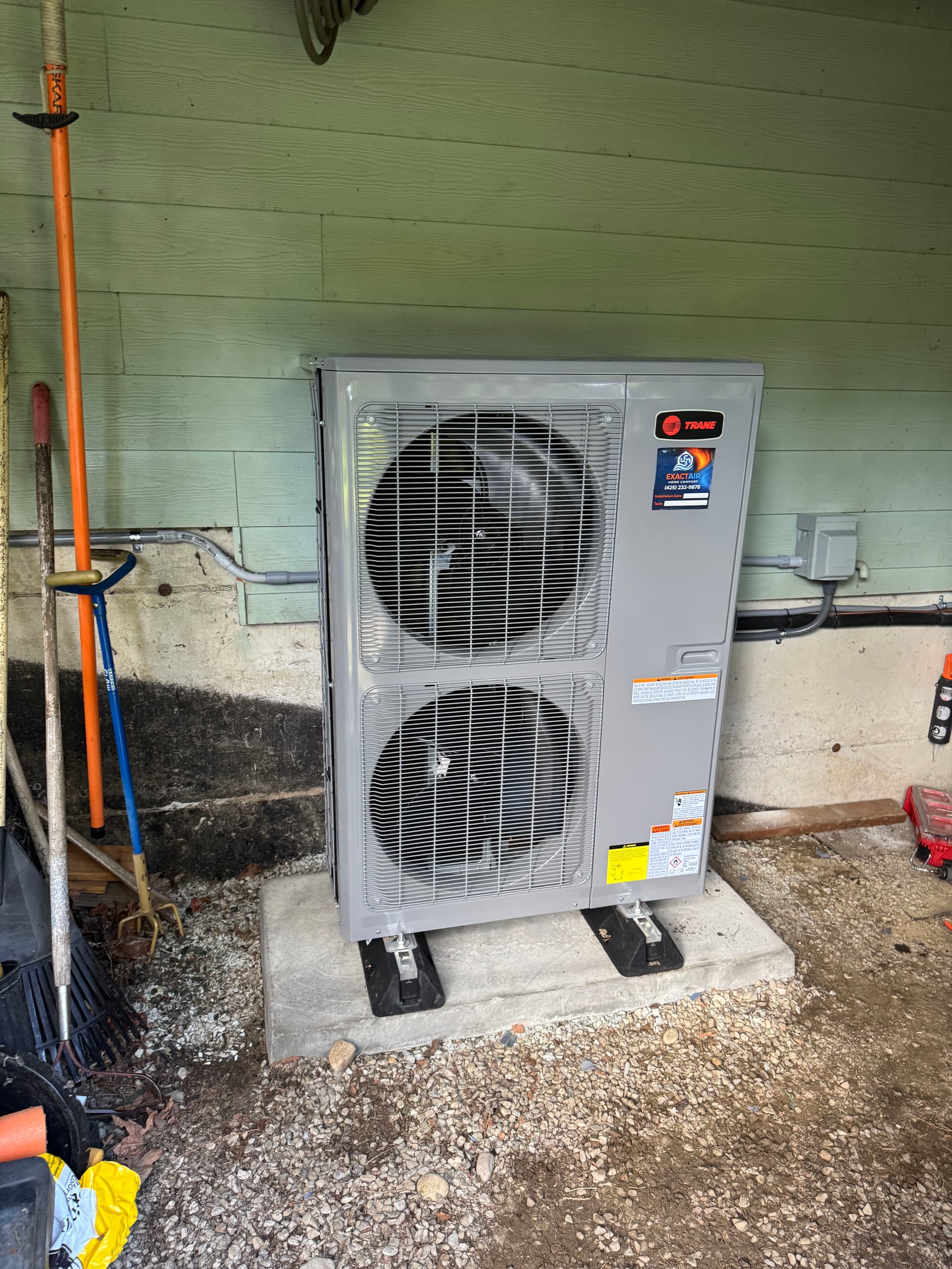 Gallery photos for One Trane Heat Pump Install That Does It All: Image #1