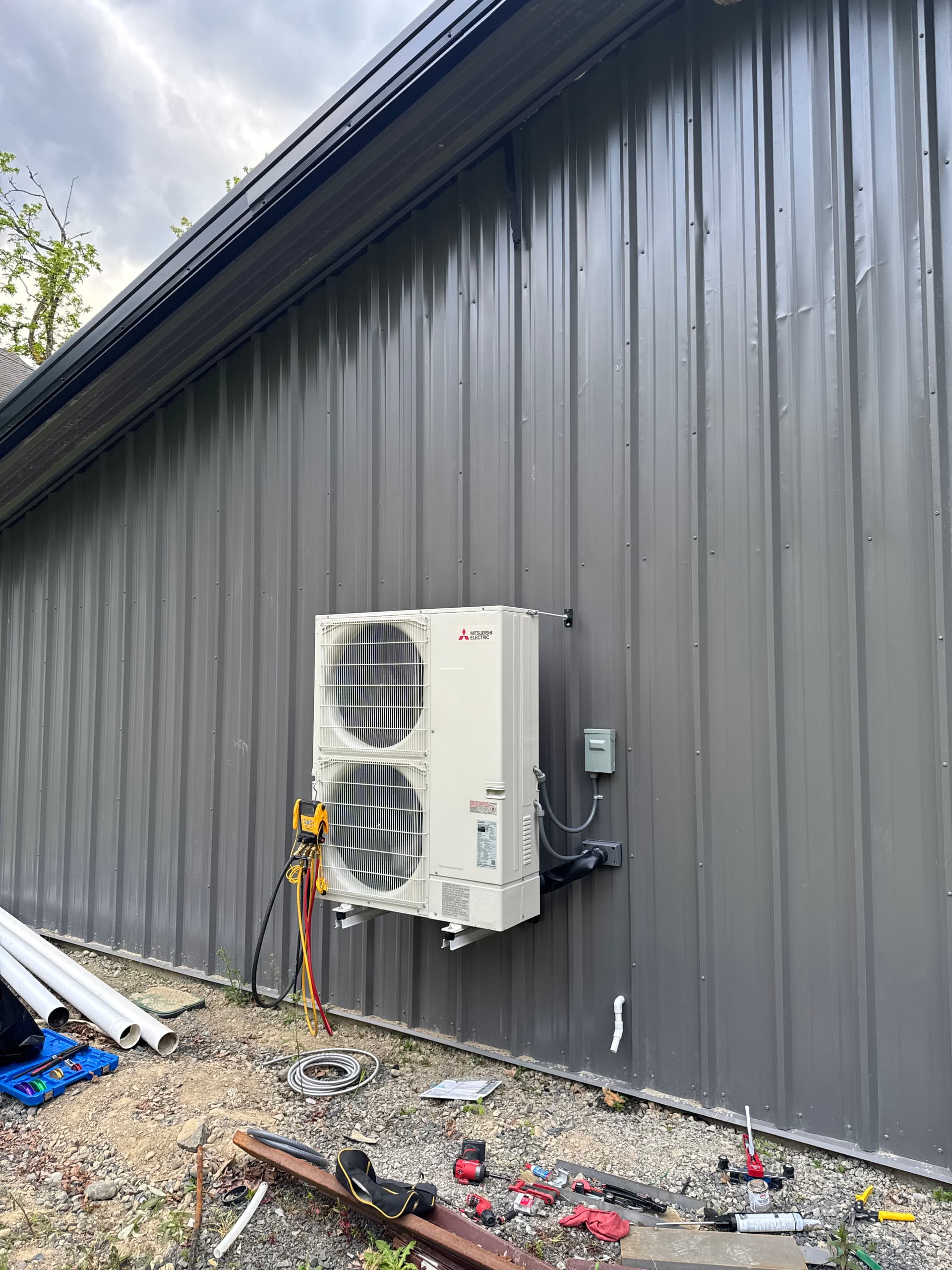 Heat Pump Mini Split Install in a 2,400 Sq Ft Warehouse image