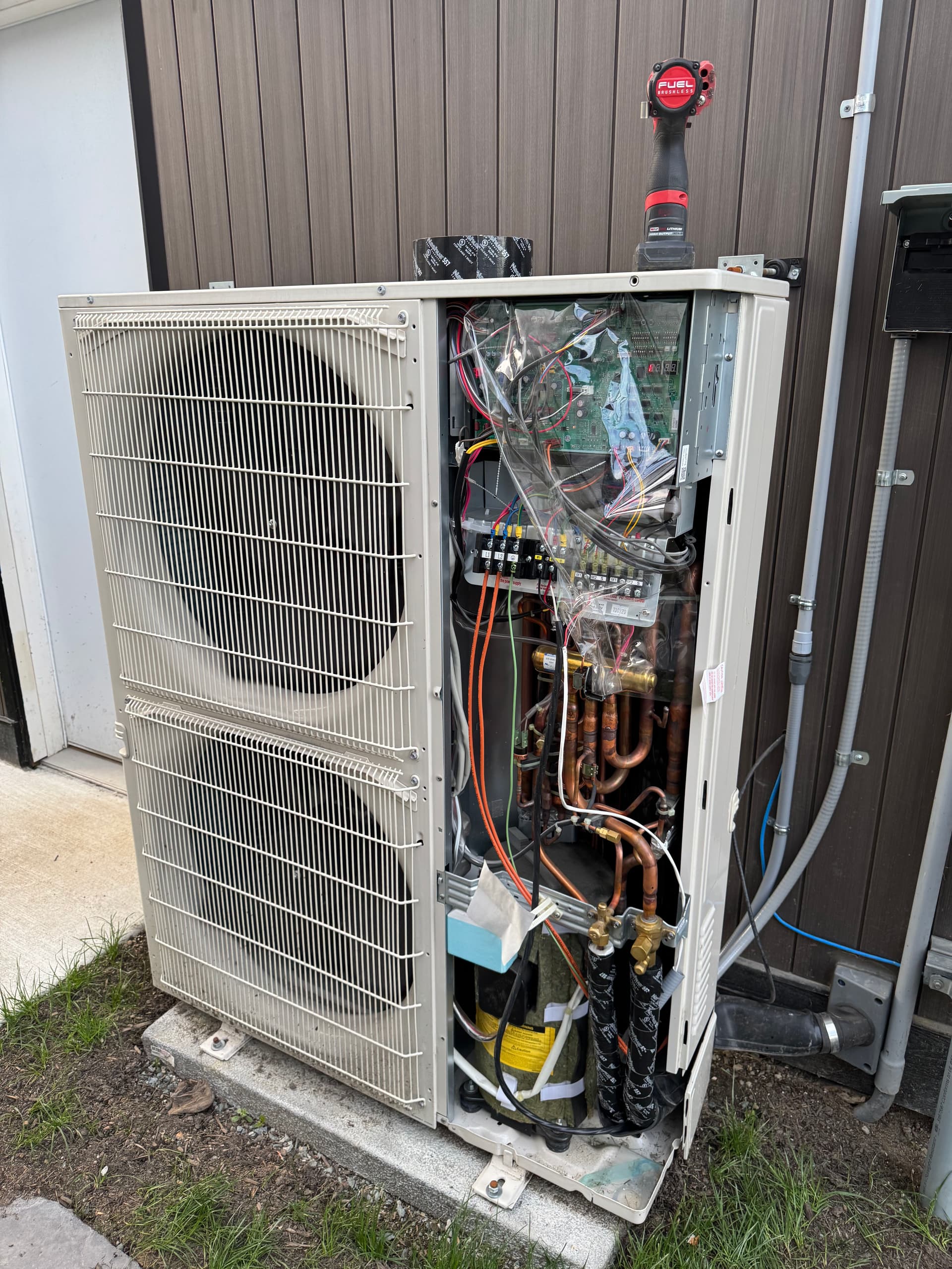 New Construction Mini Split Repair - Installation Errors Fixed Right image